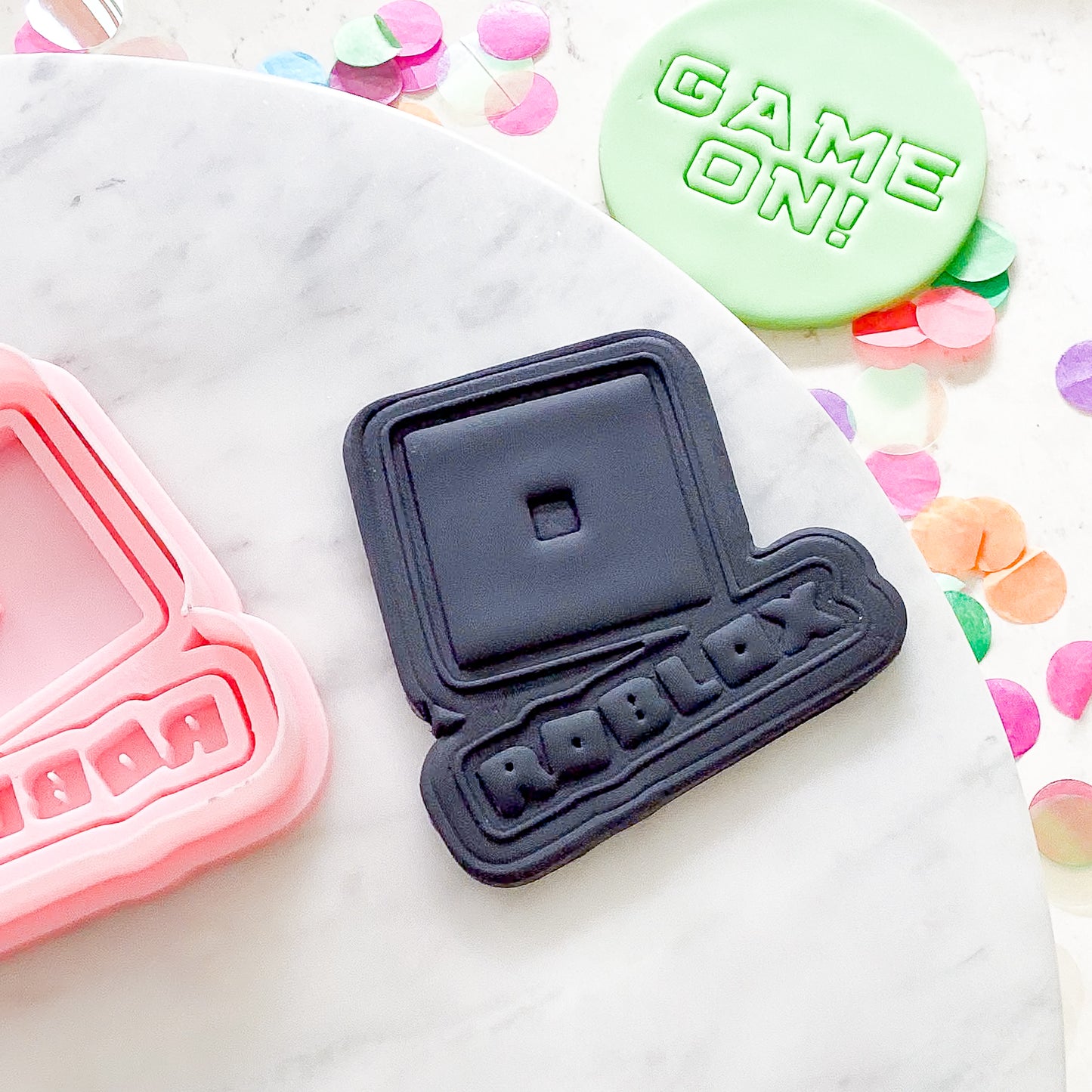 "Roblox Logo" Cookie Cutter & Stamp