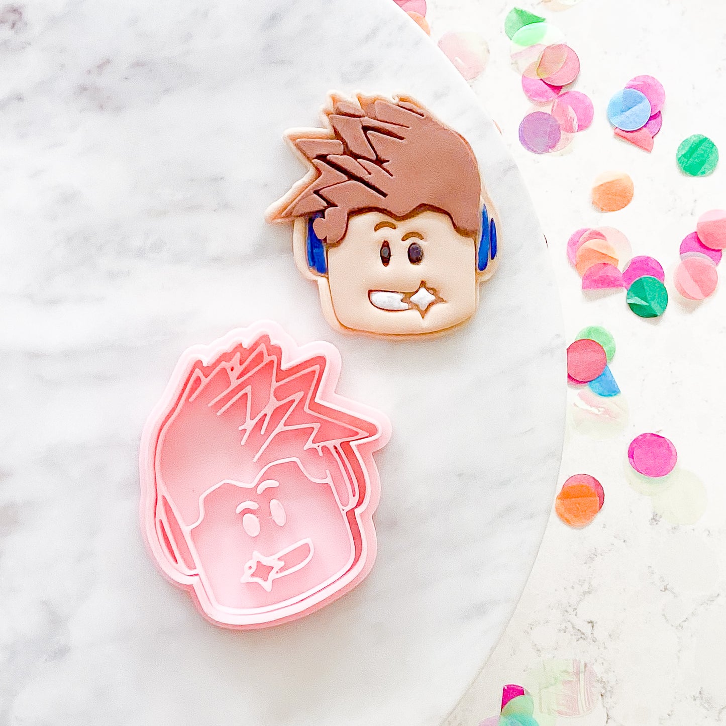 "Roblox Character" Cookie Cutter & Stamp