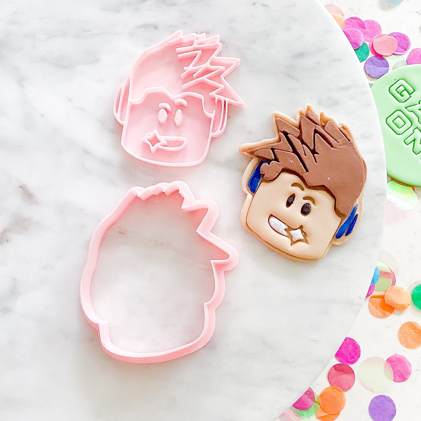 "Roblox Character" Cookie Cutter & Stamp