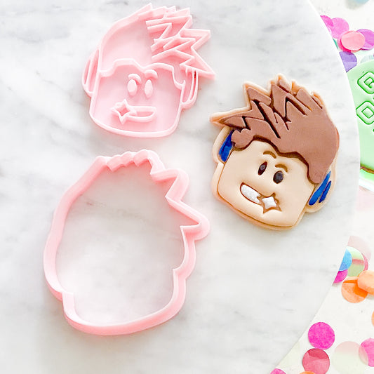 "Roblox Character" Cookie Cutter & Stamp