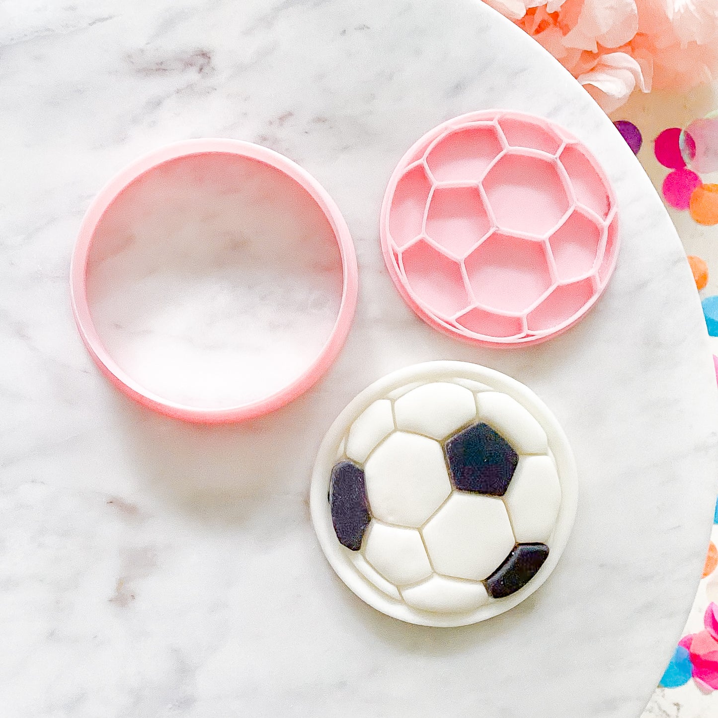 "Soccer Ball" - Cookie Cutter & Stamp