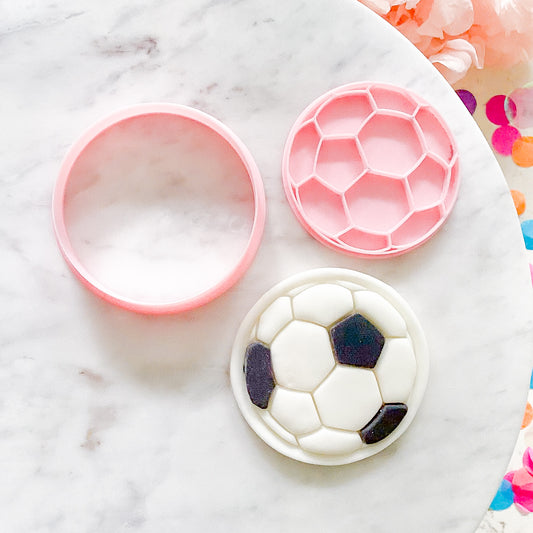 "Soccer Ball" - Cookie Cutter & Stamp