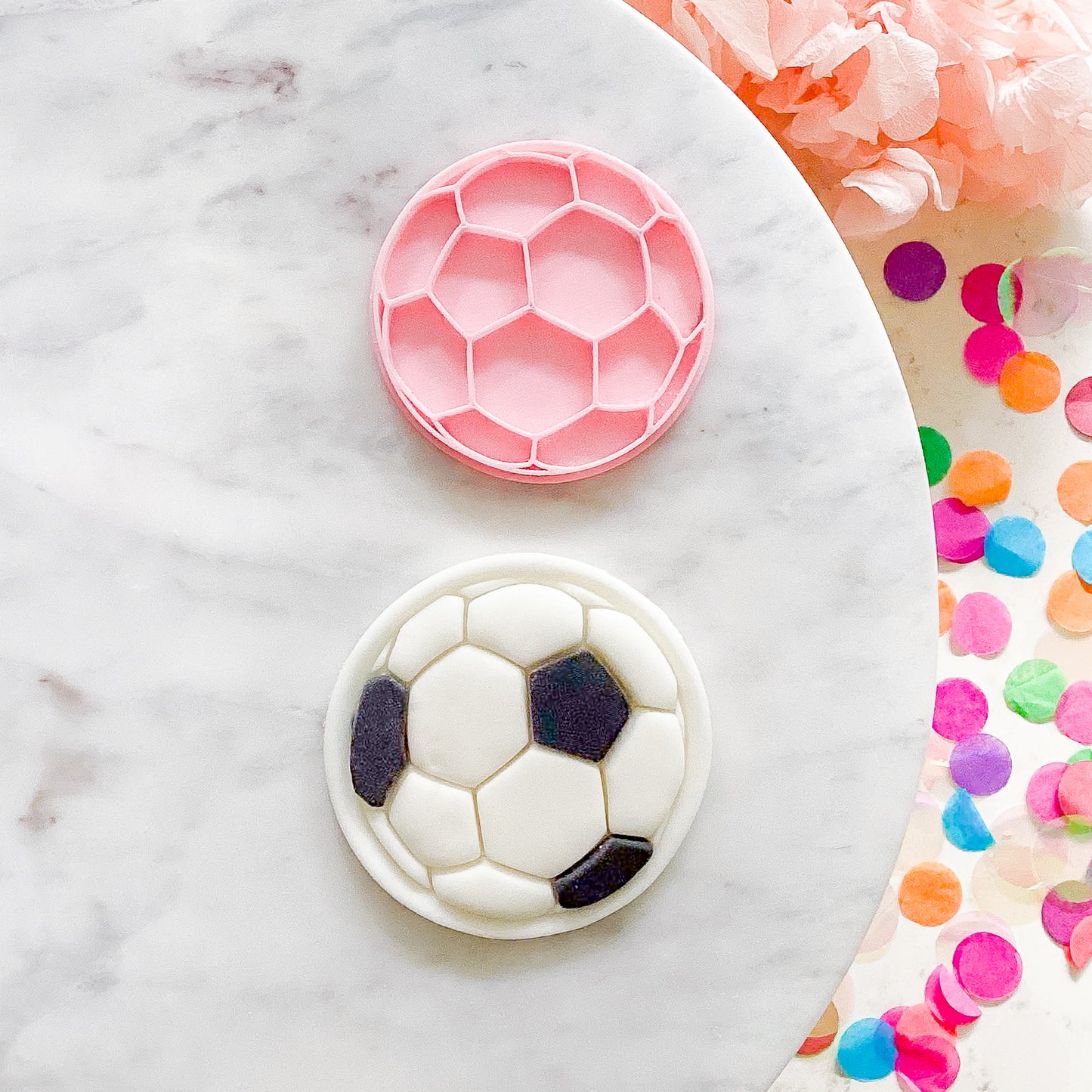"Soccer Ball" - Cookie Cutter & Stamp