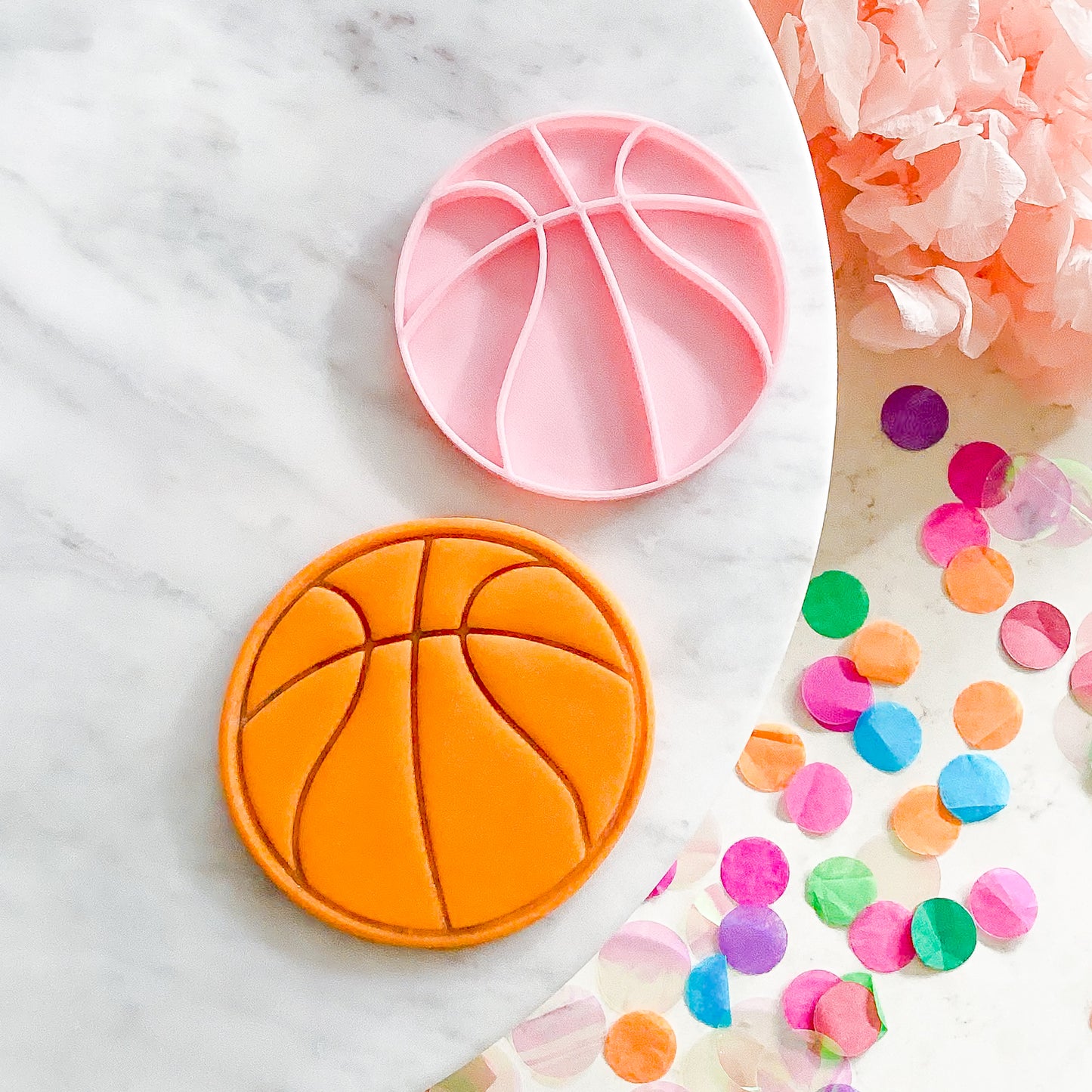 "Basketball" - Cookie Cutter & Stamp