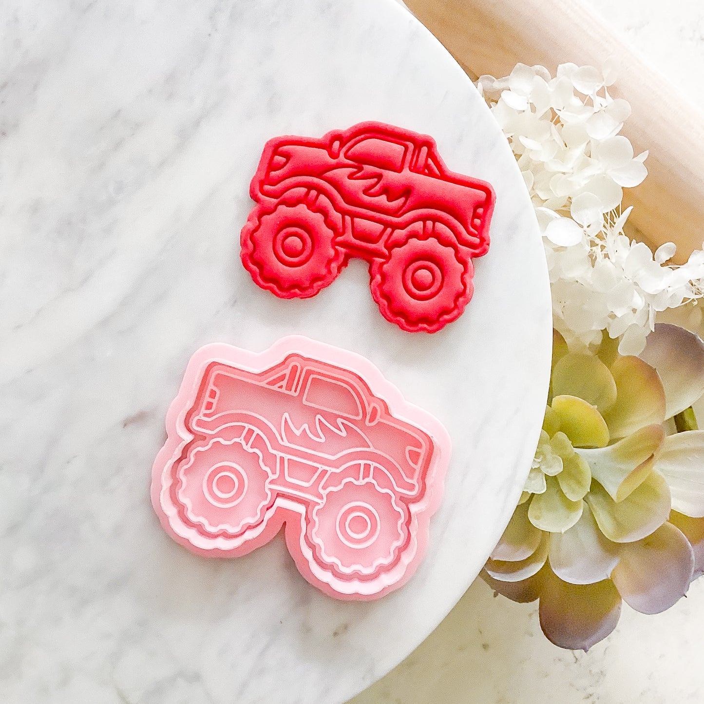 "Monster Truck" - Cookie Cutter & Stamp