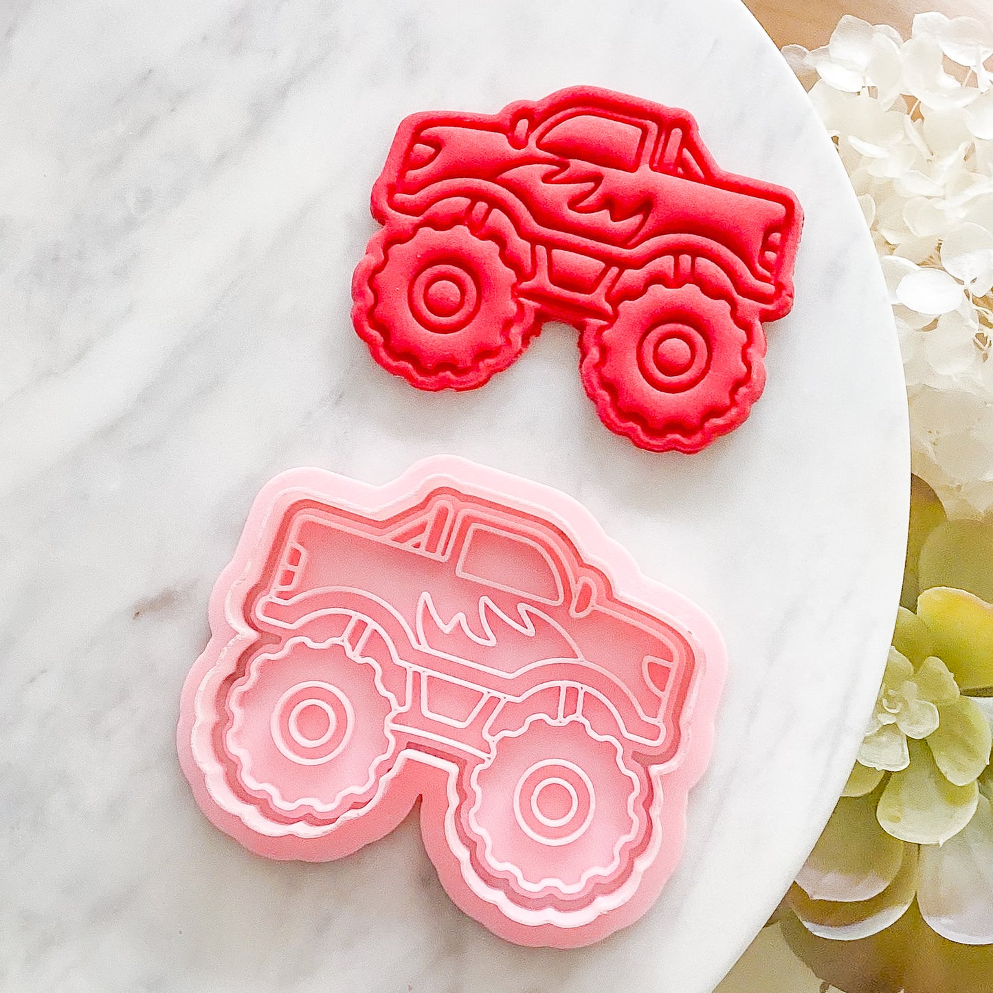 "Monster Truck" - Cookie Cutter & Stamp