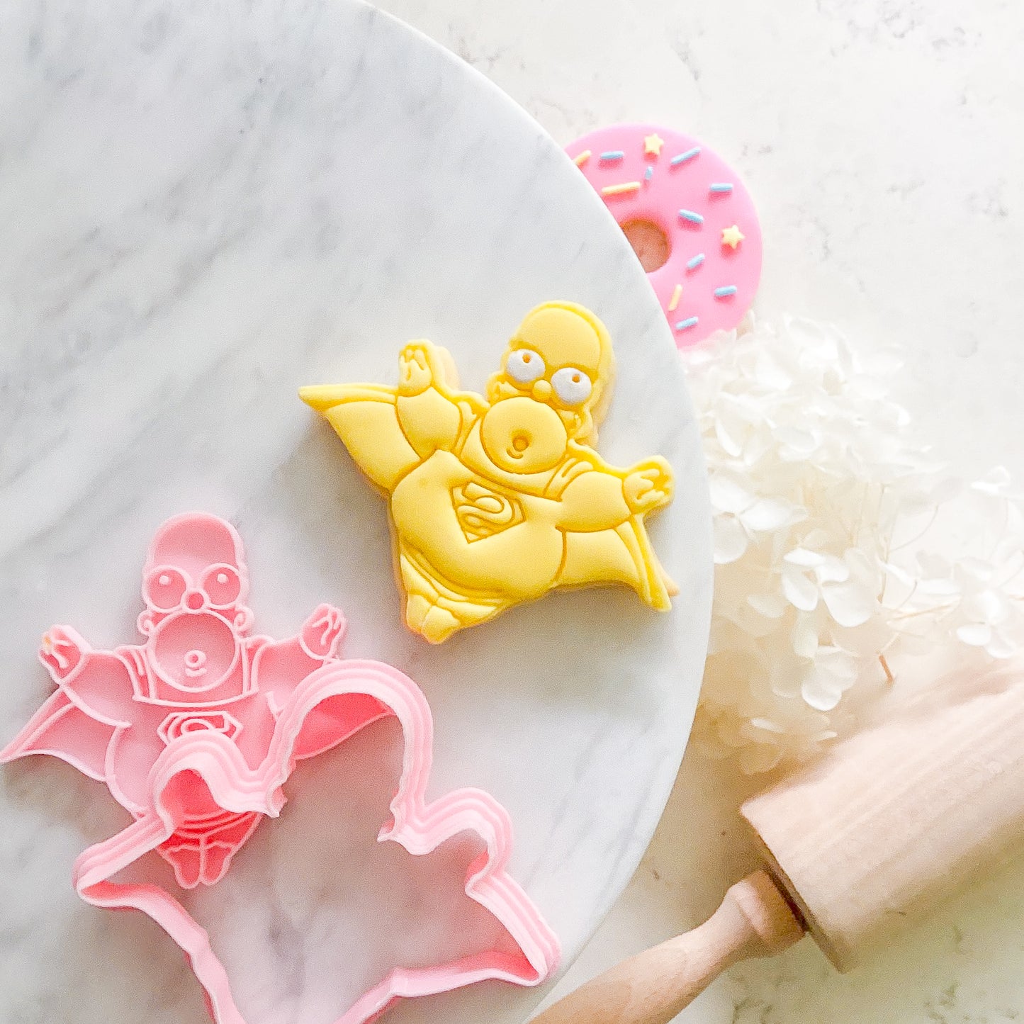 "Super Homer" Cookie Cutter and Stamp Set