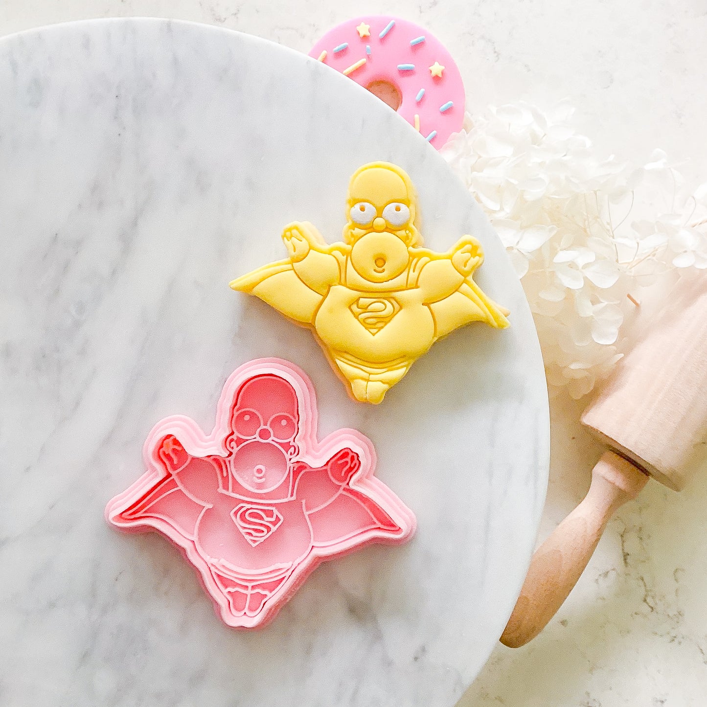 "Super Homer" Cookie Cutter and Stamp Set