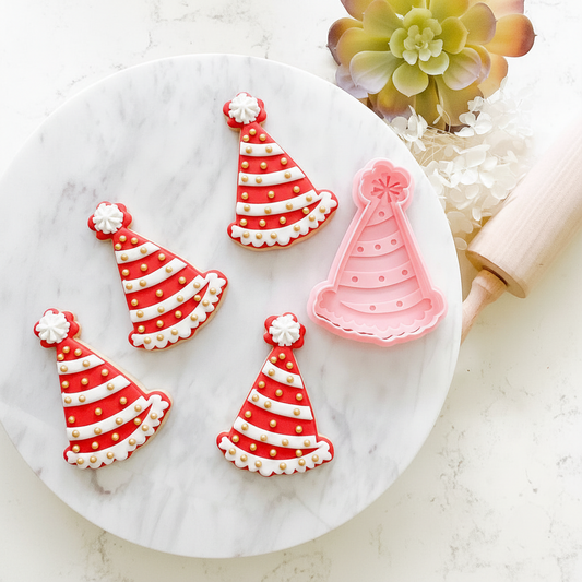 "Party Hat" - Cookie Cutter & Stamp