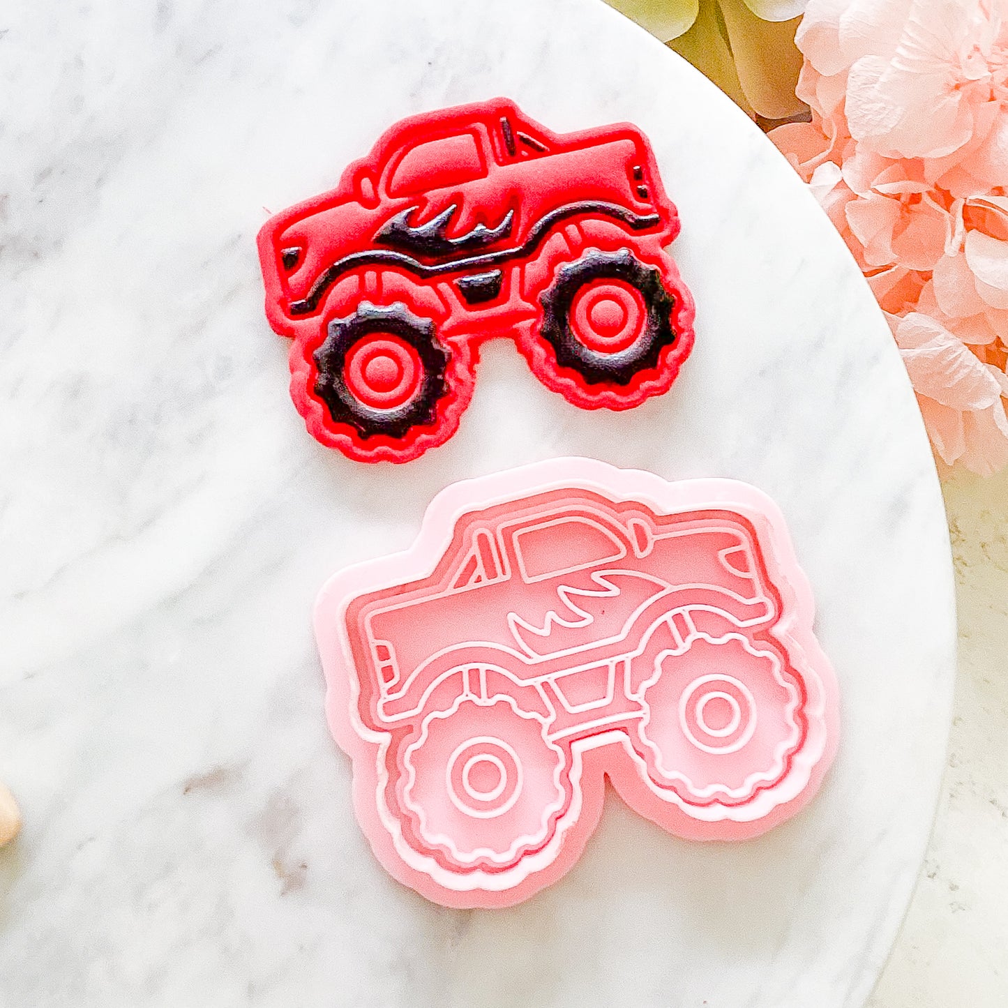 "Monster Truck" - Cookie Cutter & Stamp