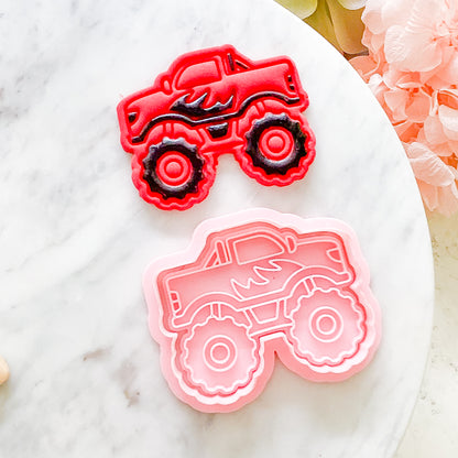 "Monster Truck" - Cookie Cutter & Stamp