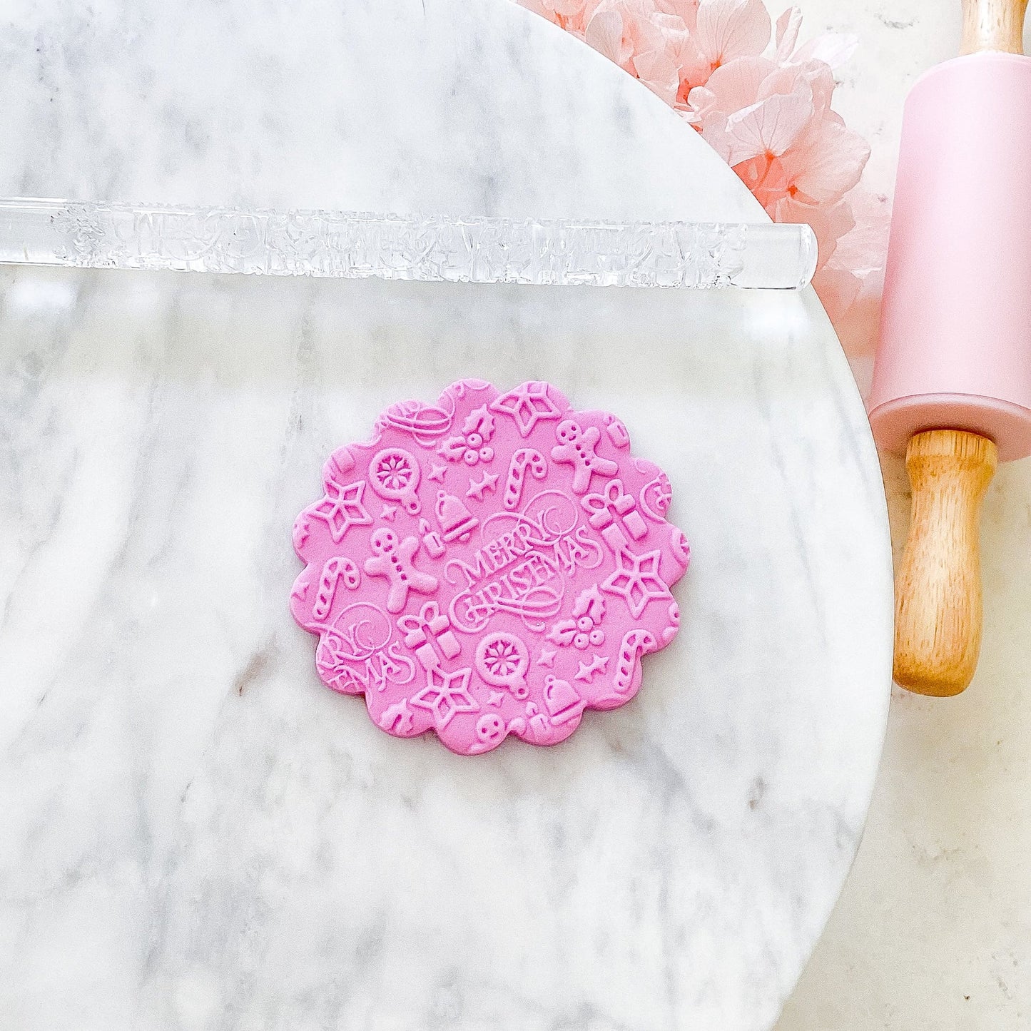 "Cozy Christmas" - Acrylic Texture Roller