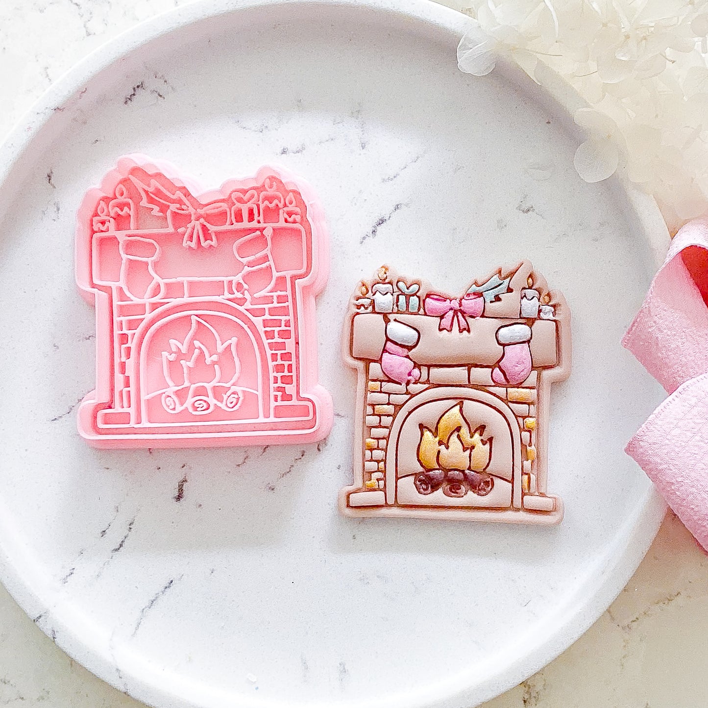 "Fireplace" Cookie Cutter & Stamp