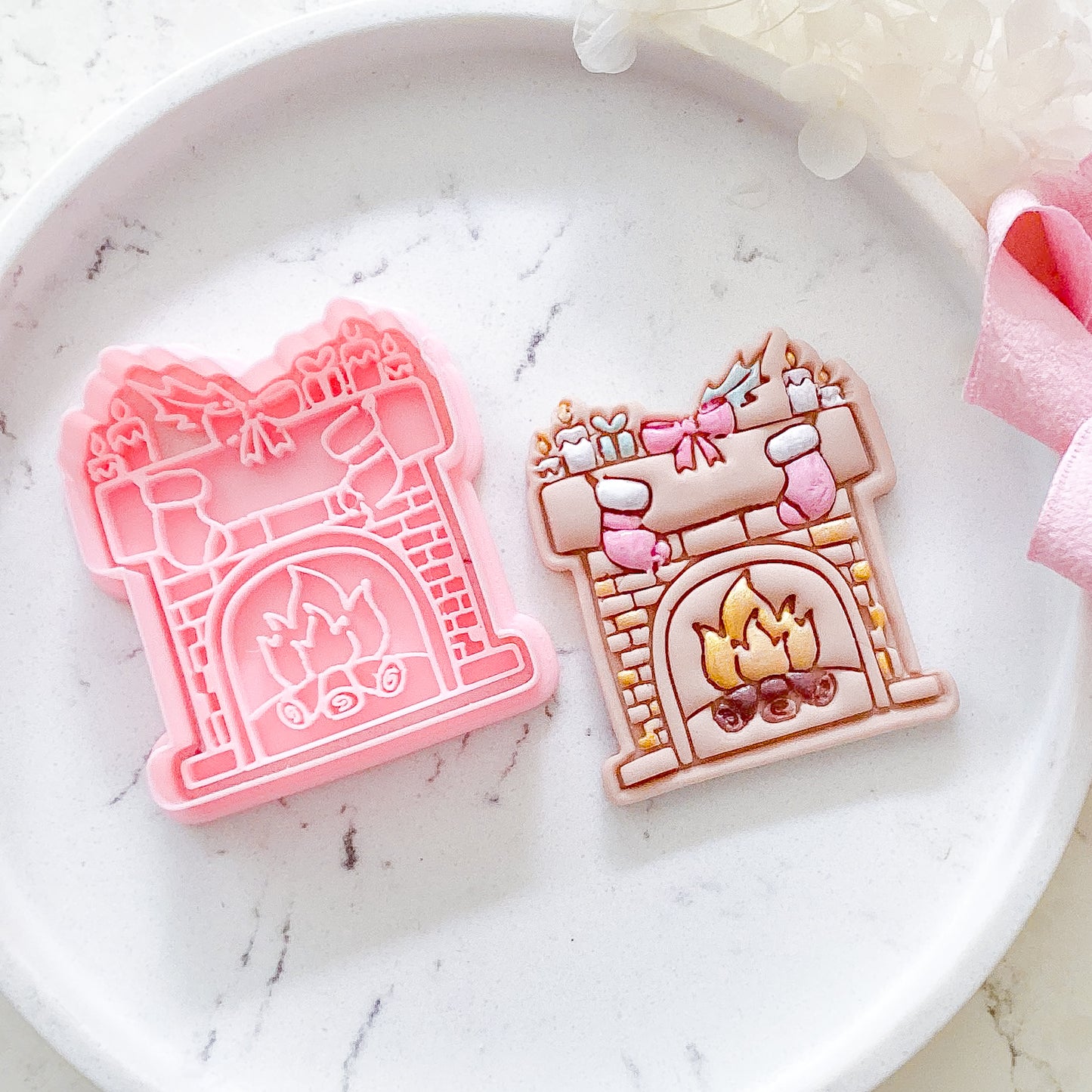 "Fireplace" Cookie Cutter & Stamp