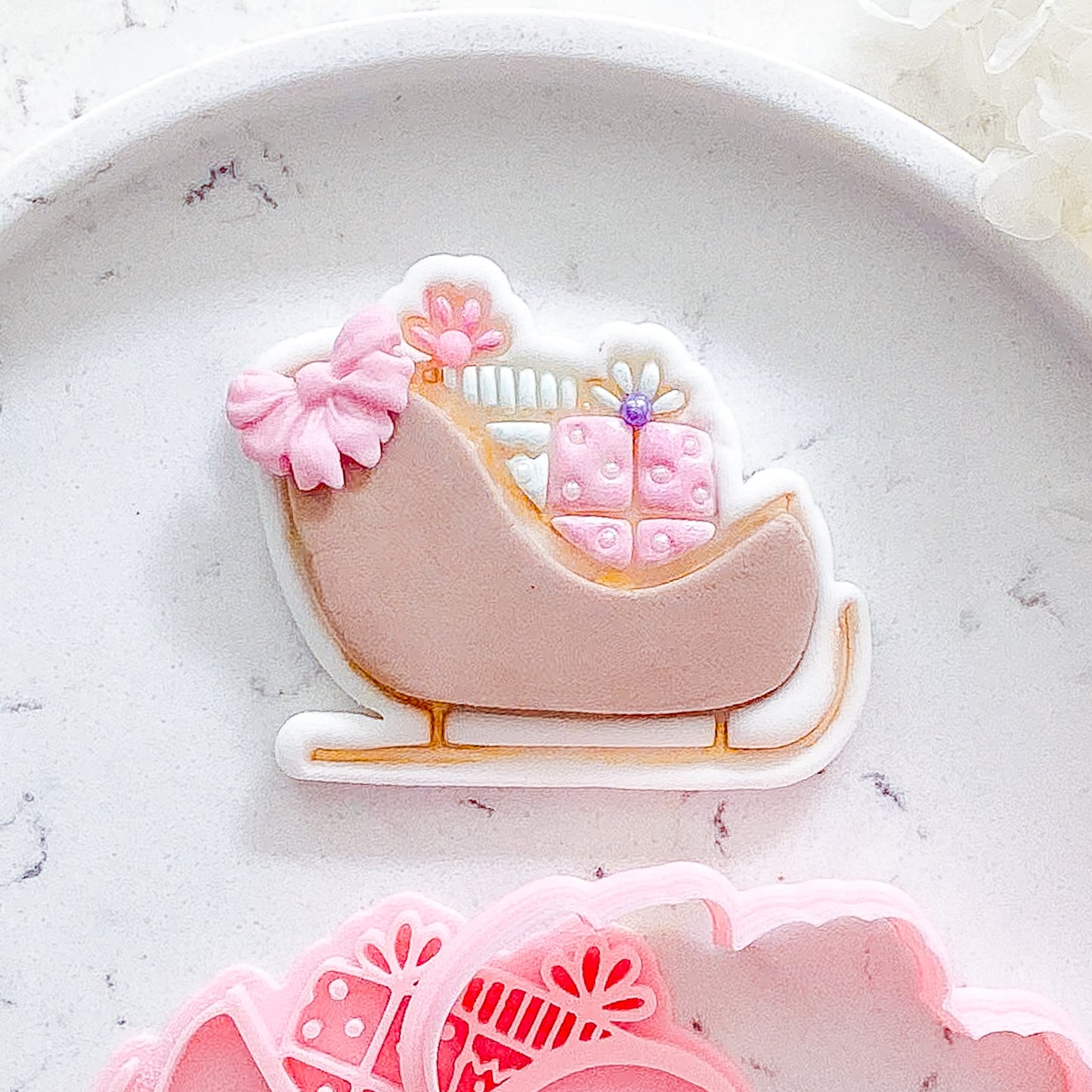 "Sleigh" Cookie Cutter & Stamp