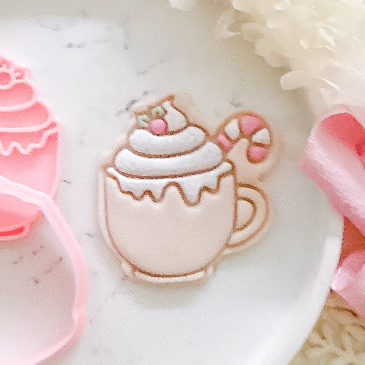 "Hot Cocoa" Cookie Cutter & Stamp