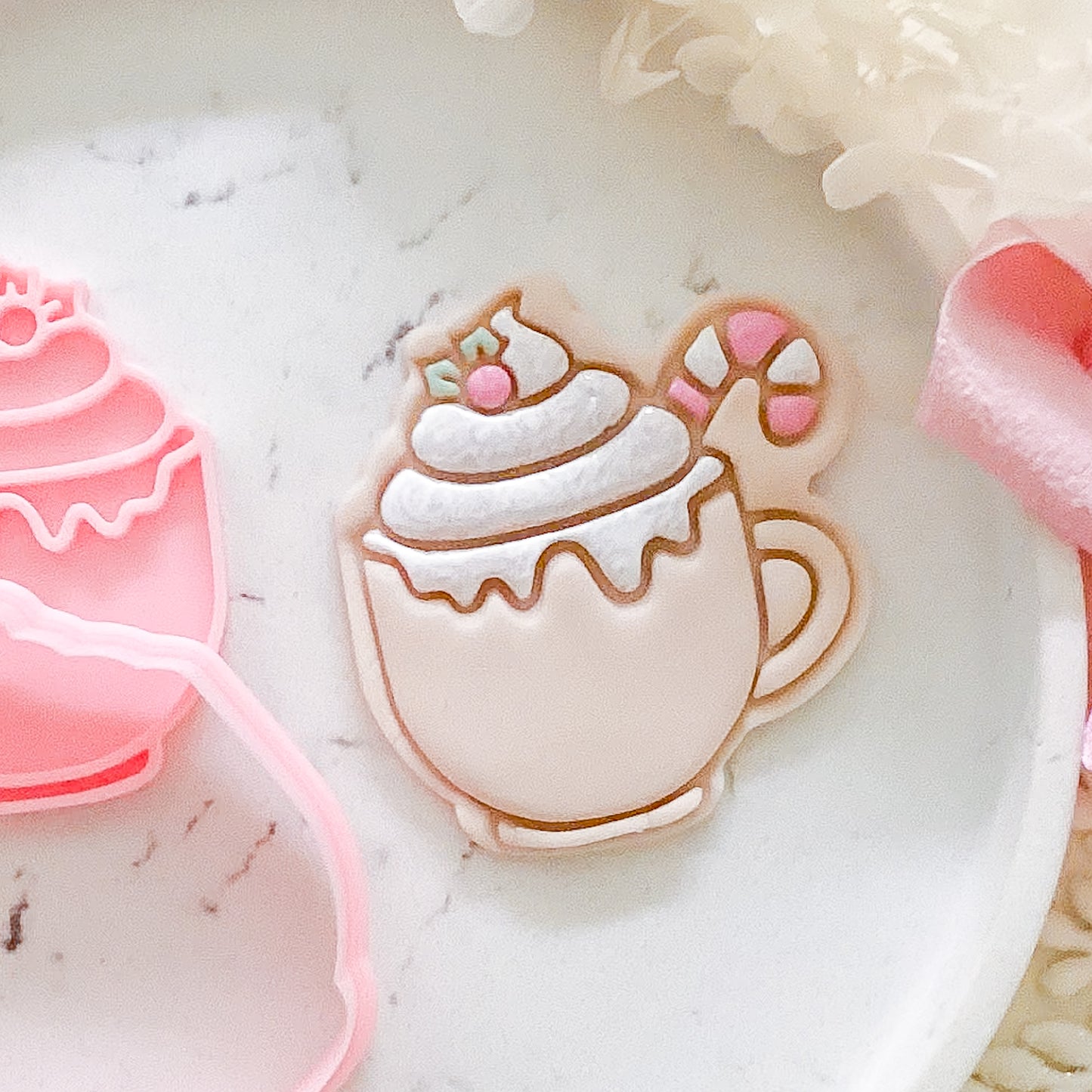 "Hot Cocoa" Cookie Cutter & Stamp