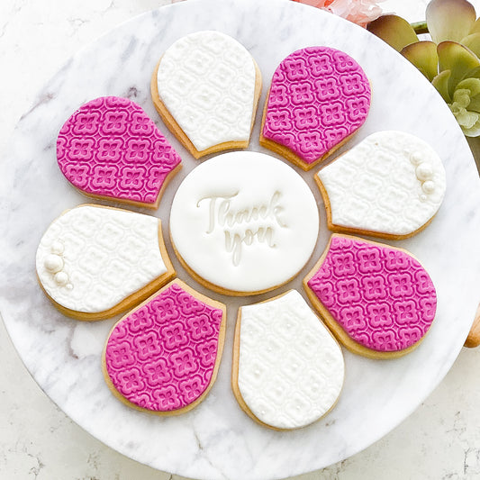 Flower #1 Cookie Platter (Choose Size)