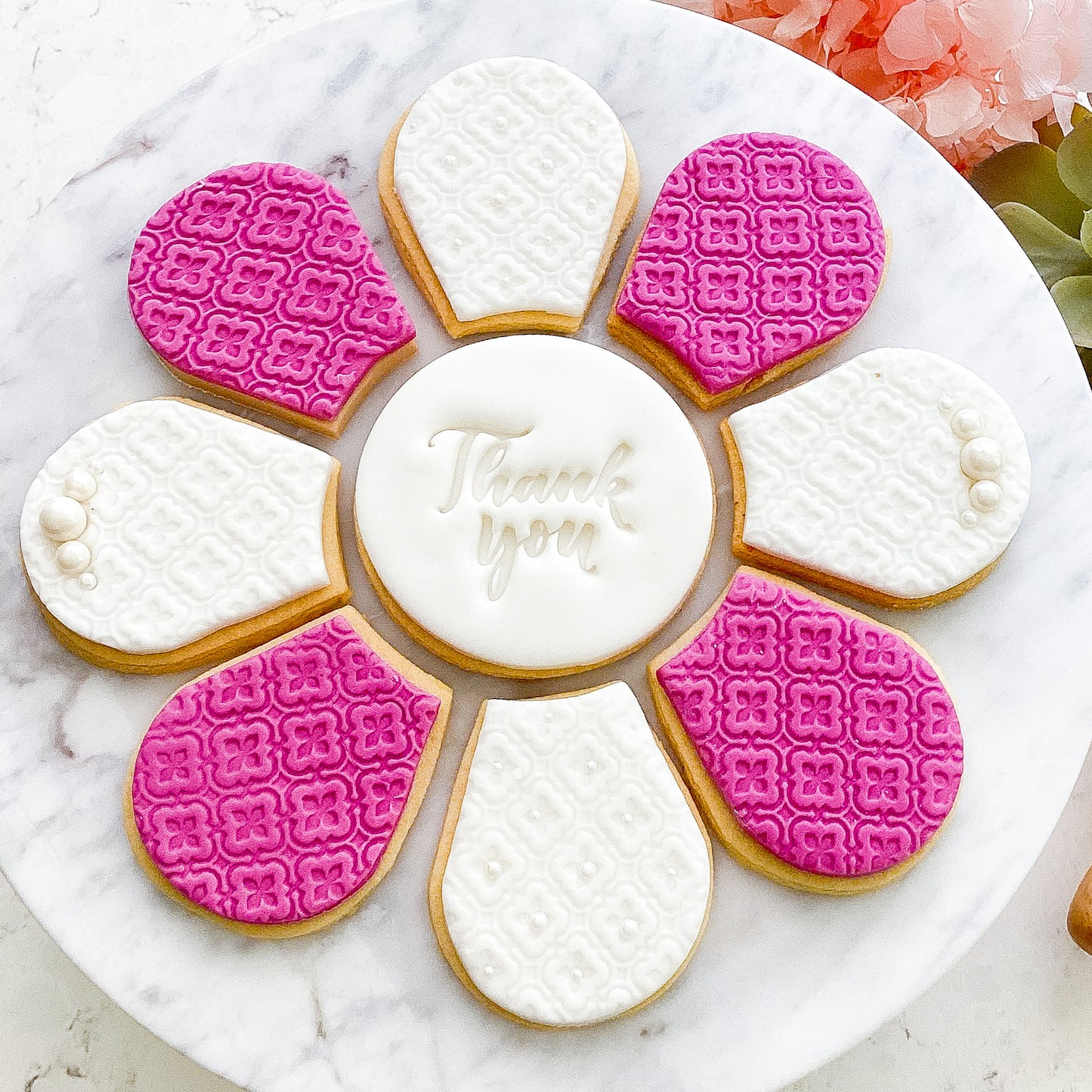 Flower #1 Cookie Platter (Choose Size)