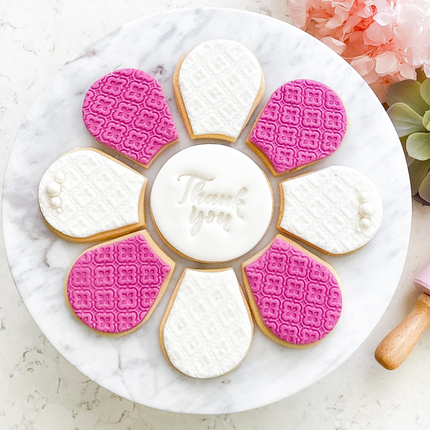 Flower #1 Cookie Platter (Choose Size)