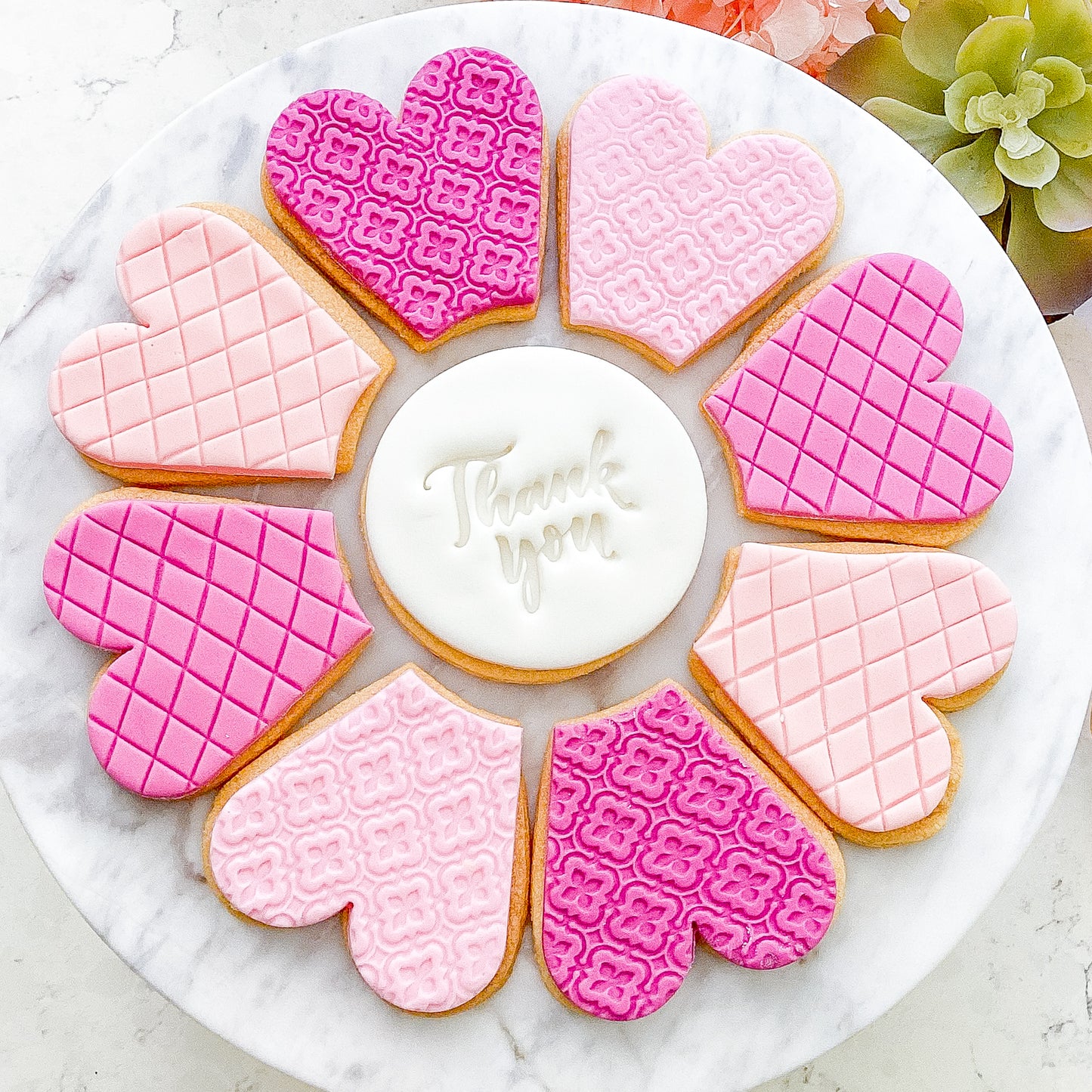 Flower #3 Cookie Platter (Choose Size)