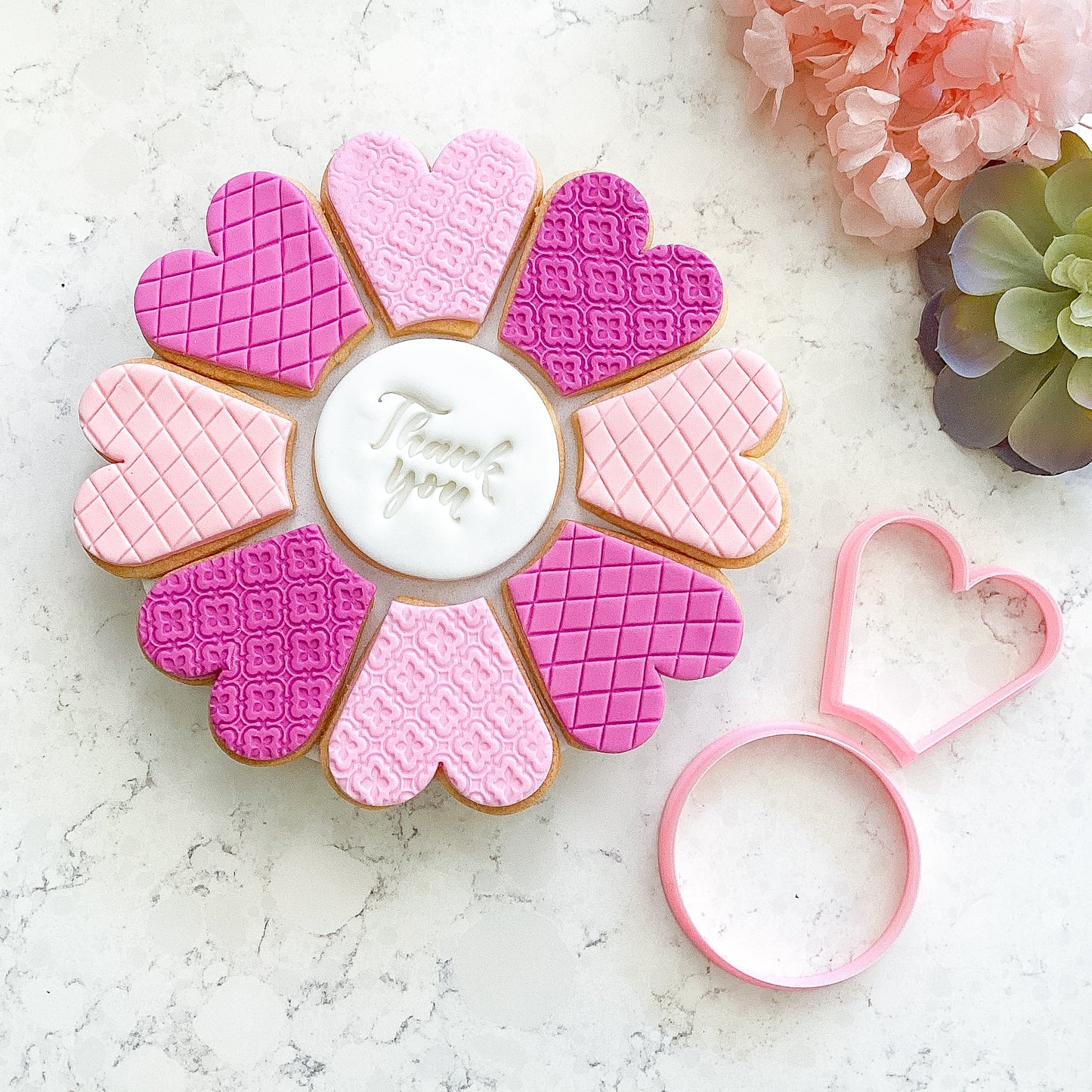 Flower #3 Cookie Platter (Choose Size)