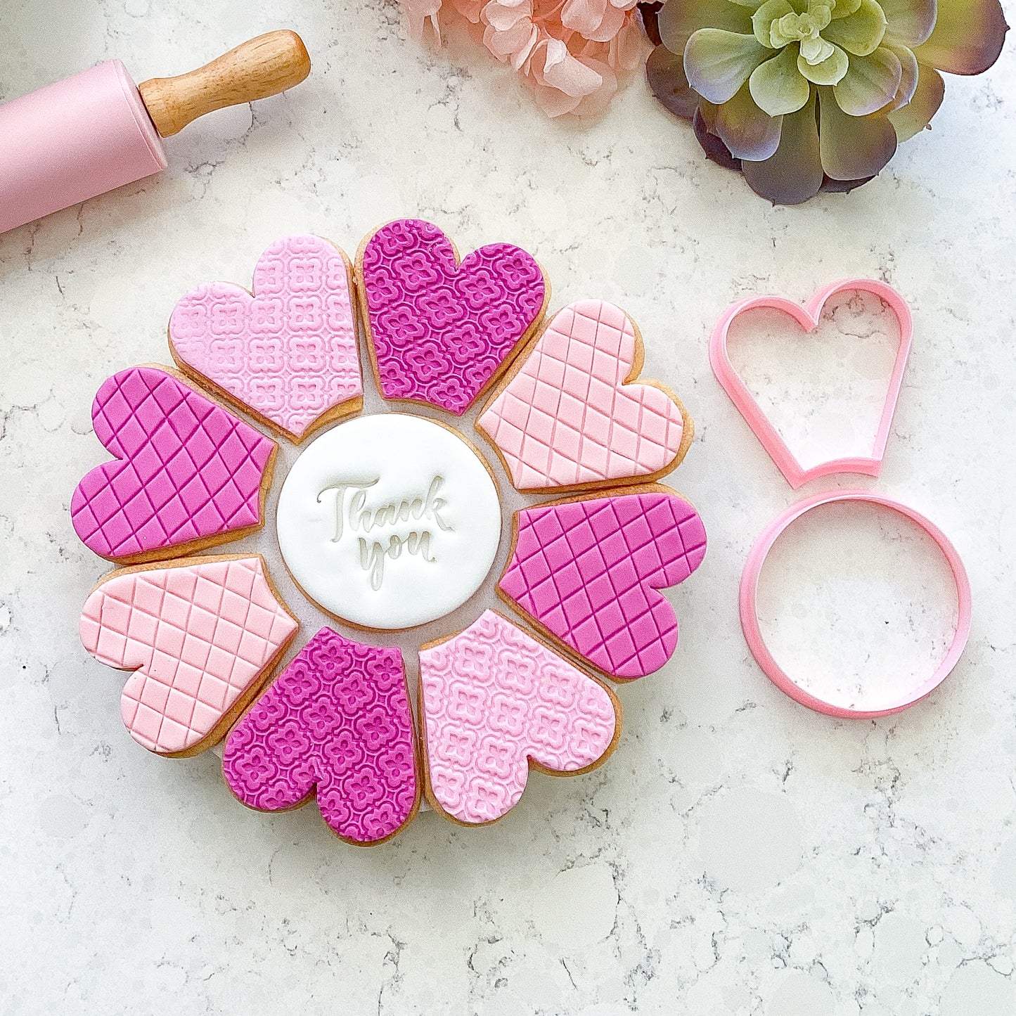 Flower #3 Cookie Platter (Choose Size)