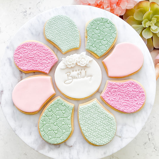 Flower #2 Cookie Platter (Choose Size)