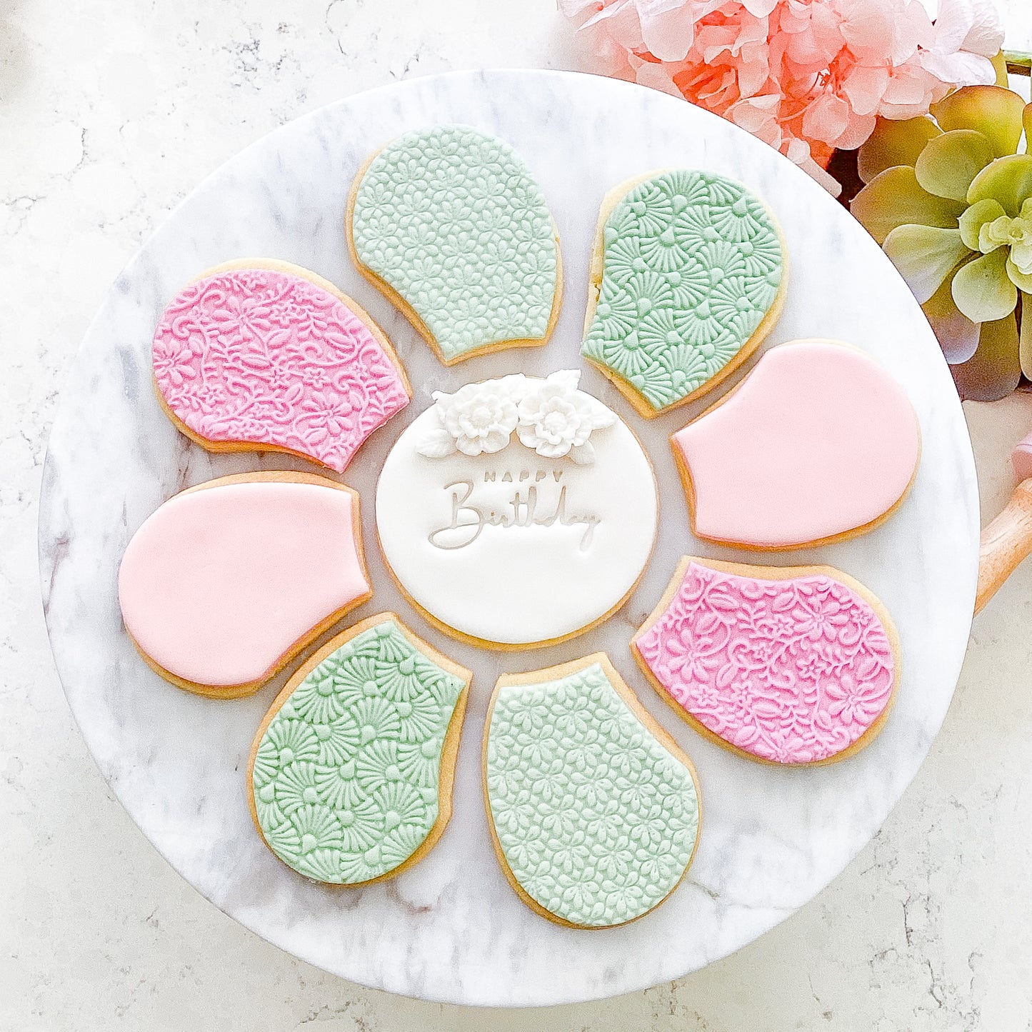 Flower #2 Cookie Platter (Choose Size)