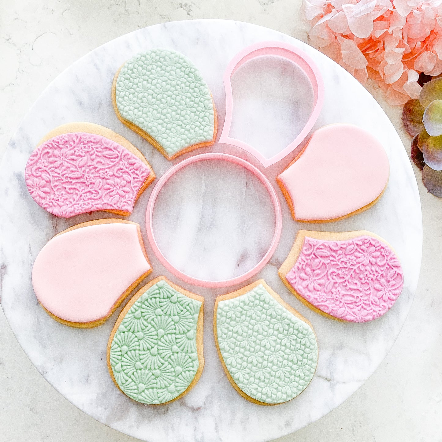 Flower #2 Cookie Platter (Choose Size)