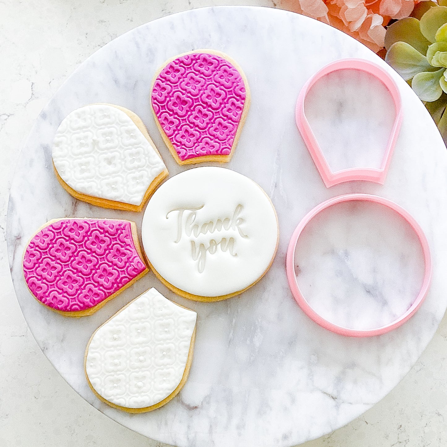 Flower #1 Cookie Platter (Choose Size)