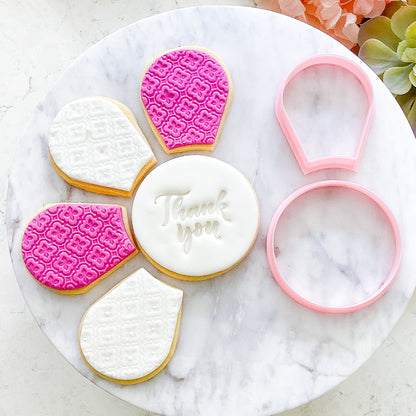 Flower #1 Cookie Platter (Choose Size)