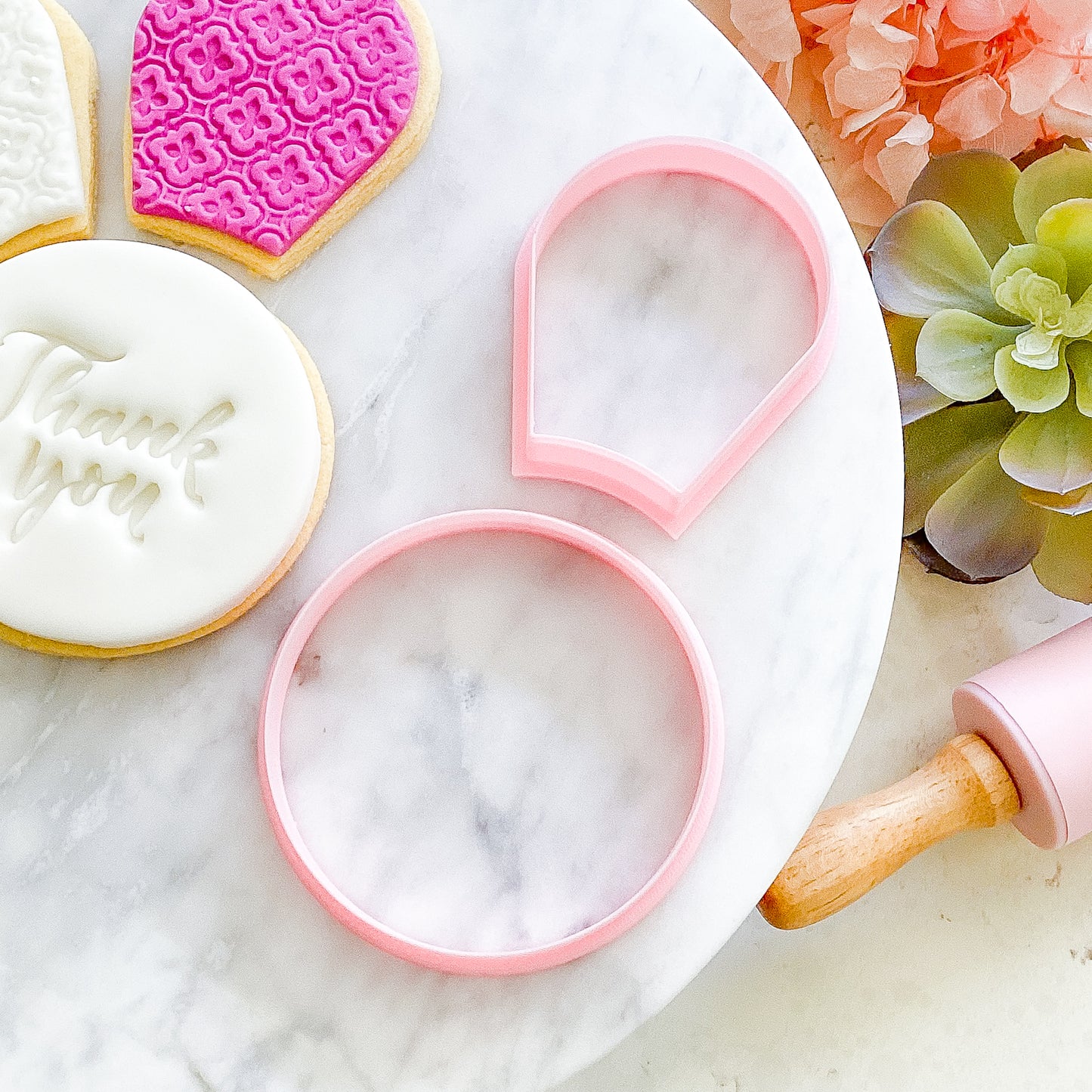 Flower #1 Cookie Platter (Choose Size)