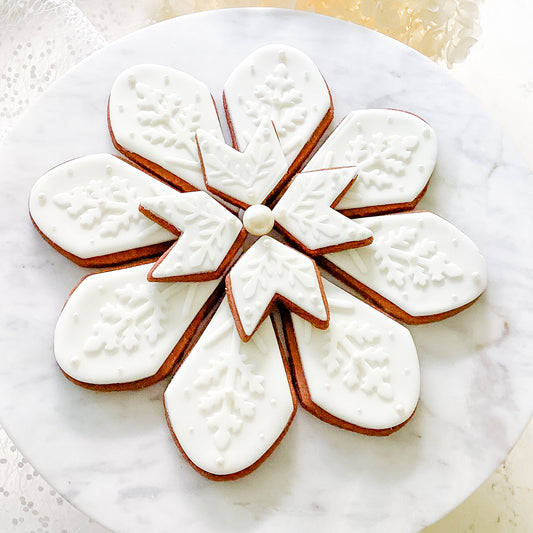 "Snowflake" Cookie Platter