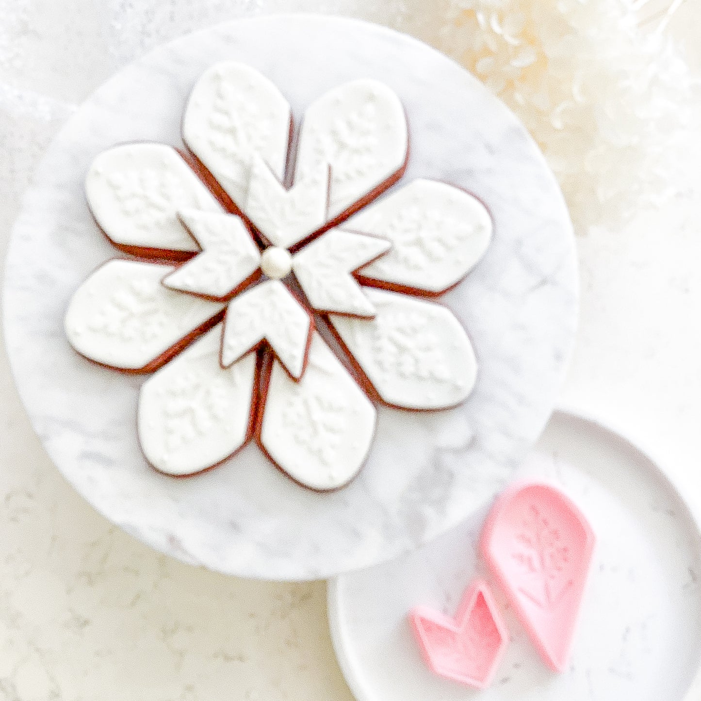 "Snowflake" Cookie Platter
