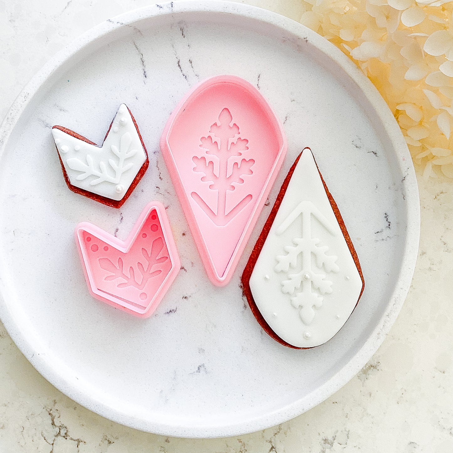 "Snowflake" Cookie Platter