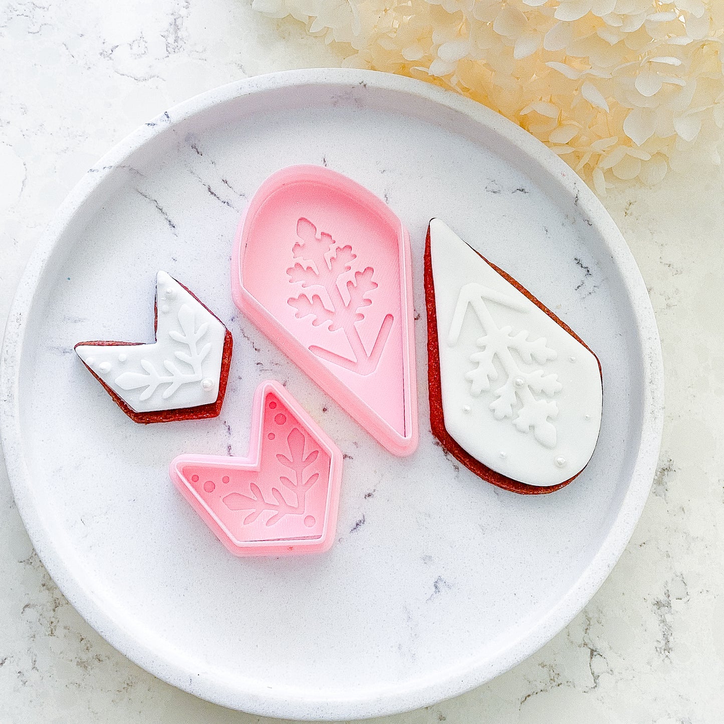 "Snowflake" Cookie Platter