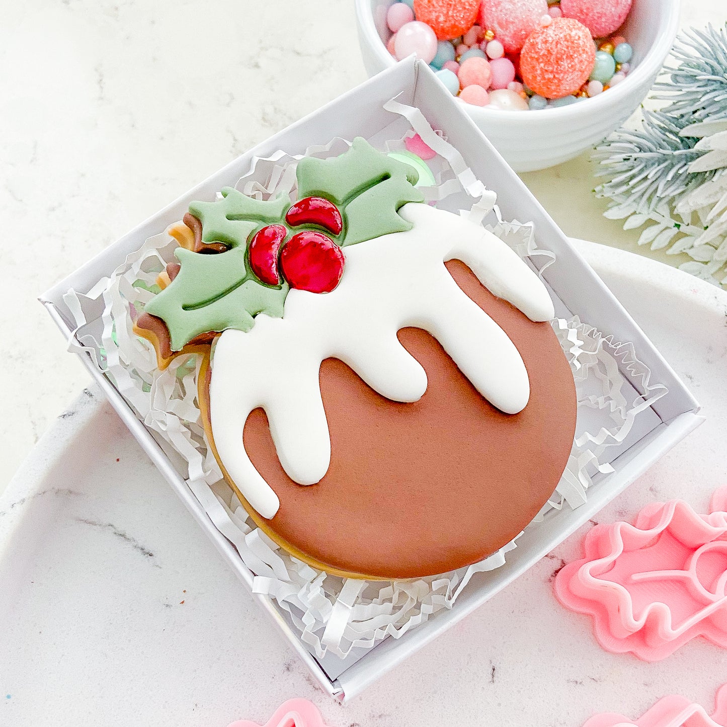 "Pudding Set" cutter and stamp (4 pc)