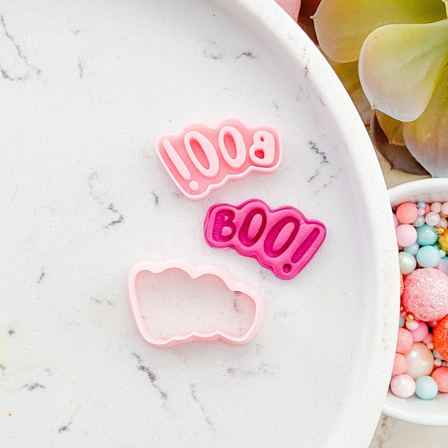 "Boo!" Fondant Minis