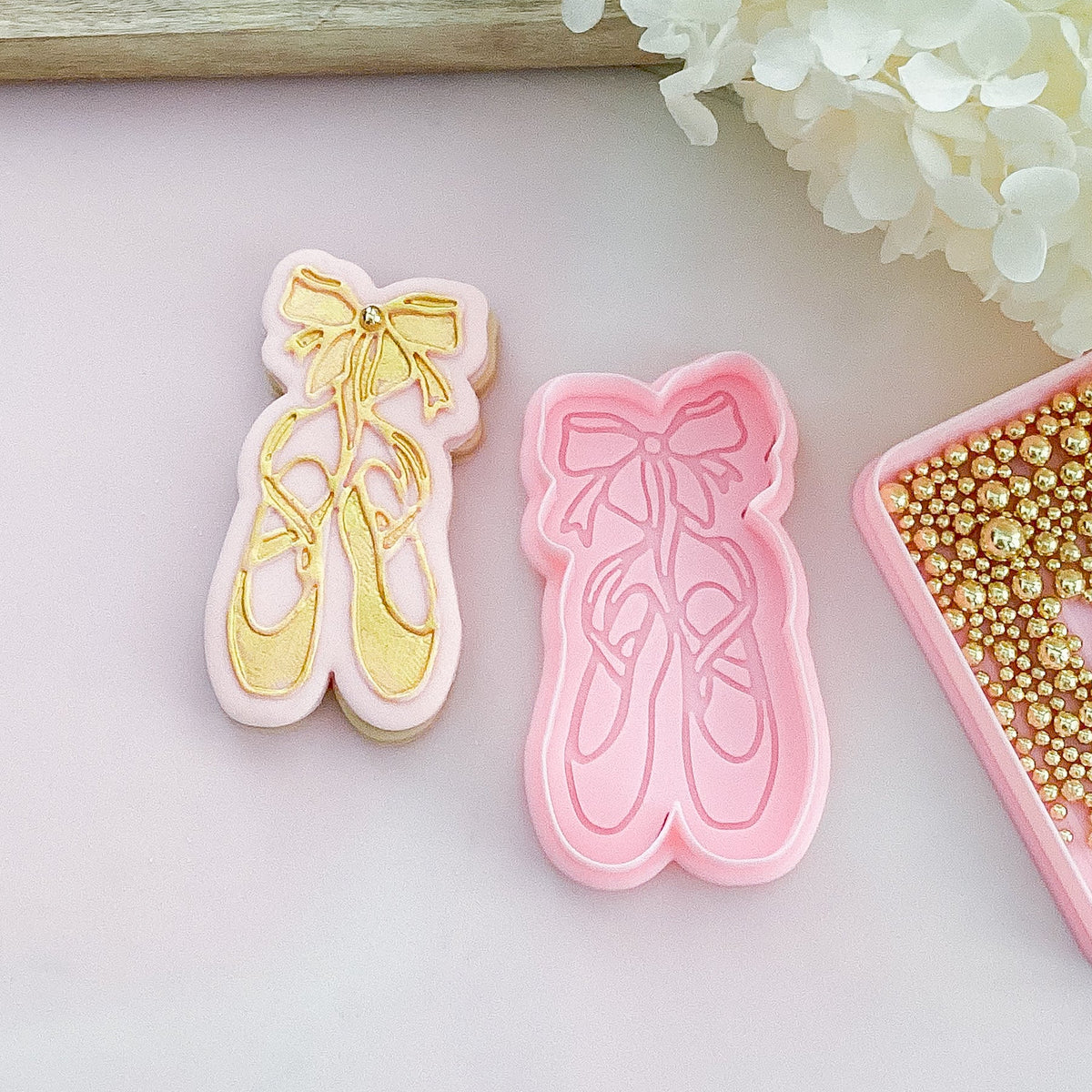 "Ballet Shoes" - Cookie Cutter & Stamp
