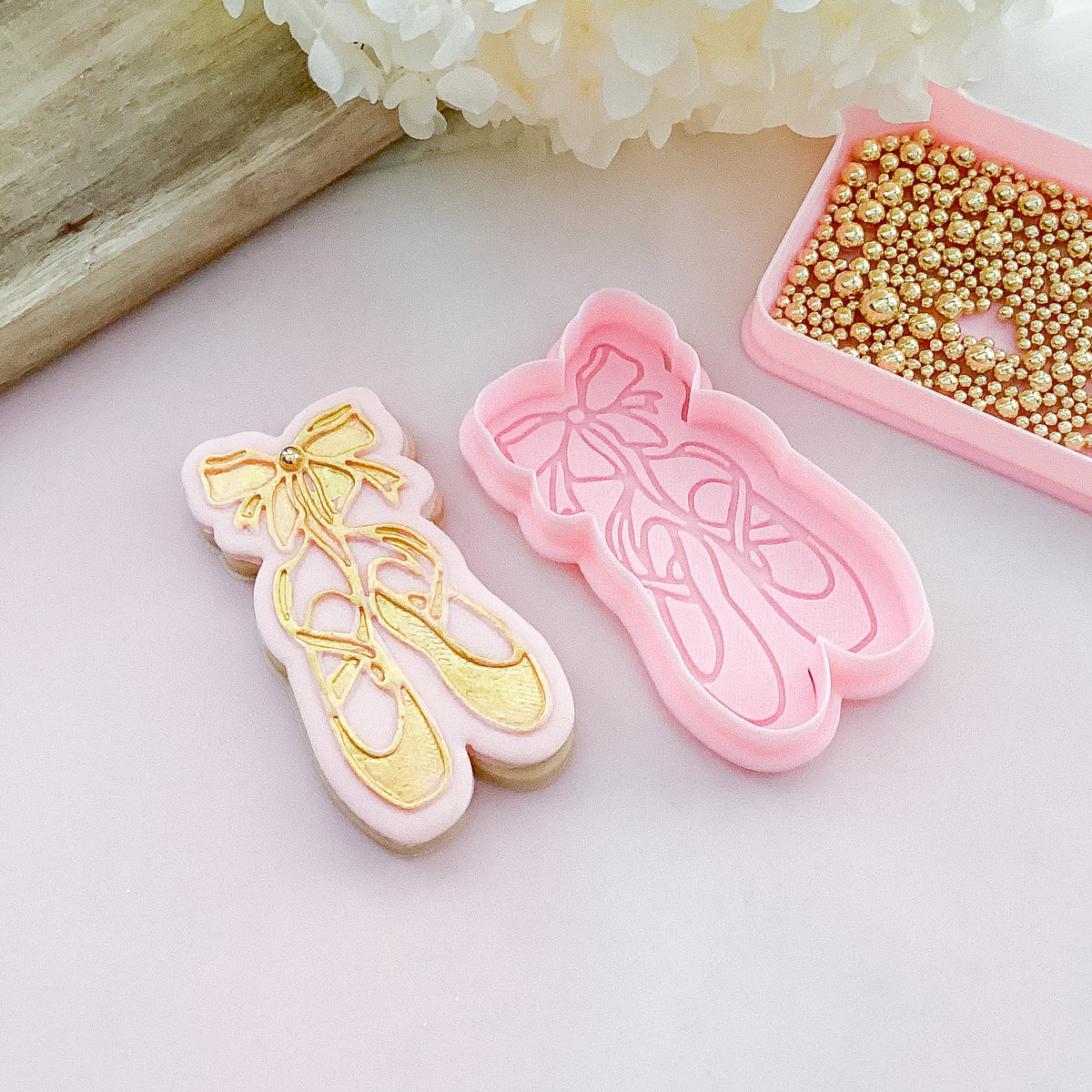 "Ballet Shoes" - Cookie Cutter & Stamp