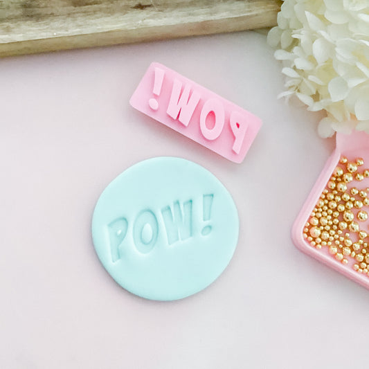 POW! - Fondant Stamp