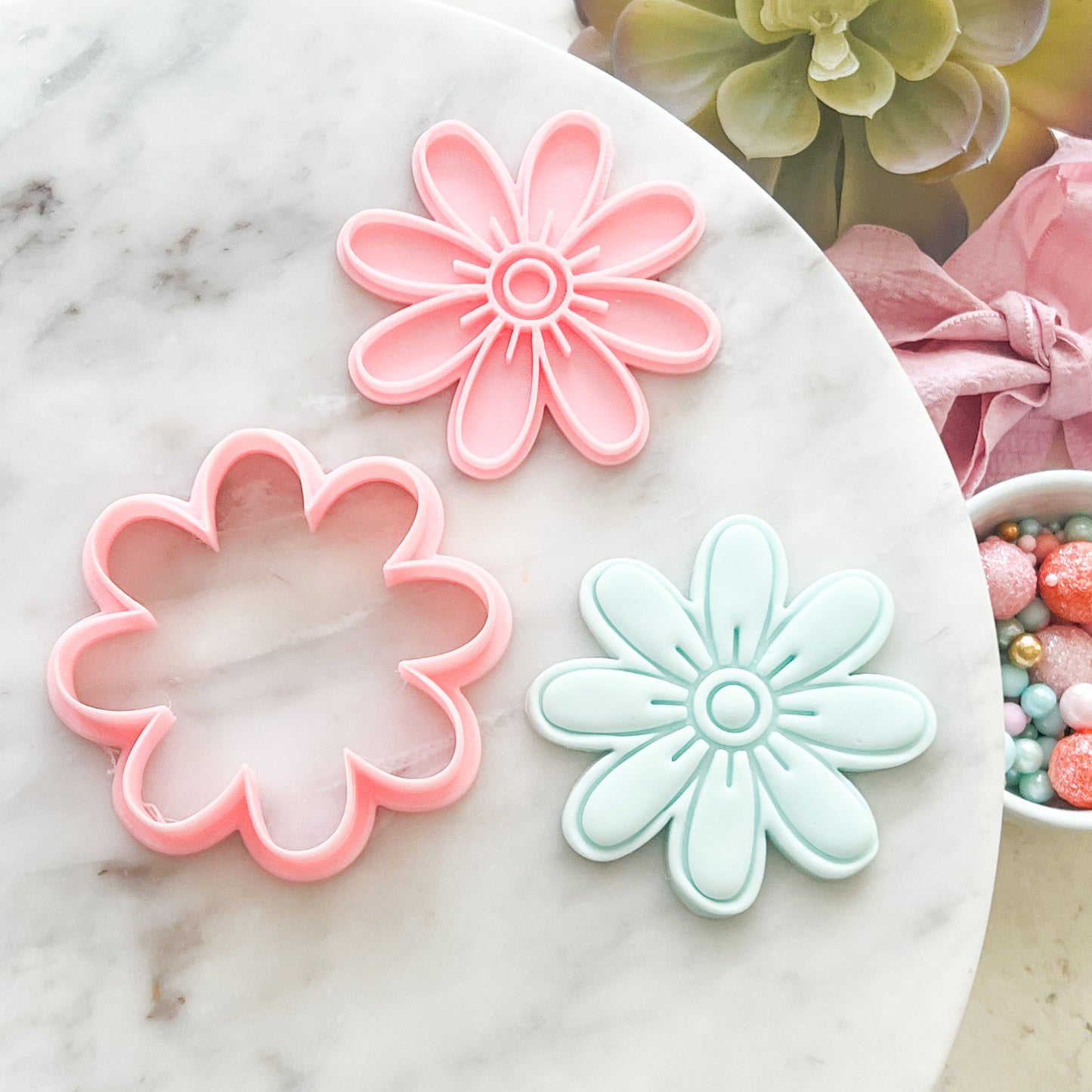 Flower #1 Cookie Cutter & Stamp