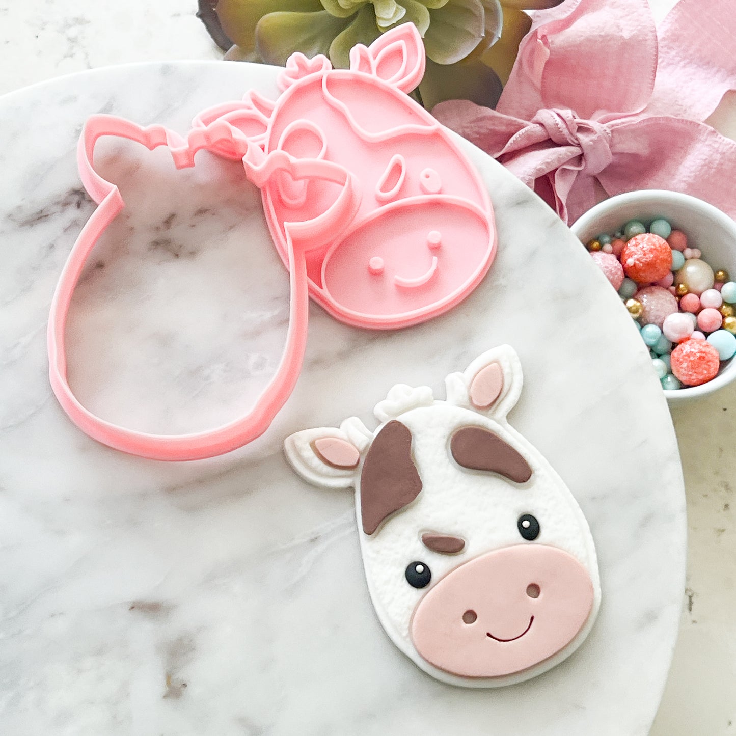 "Baby Cow" - Cookie Cutter & Stamp