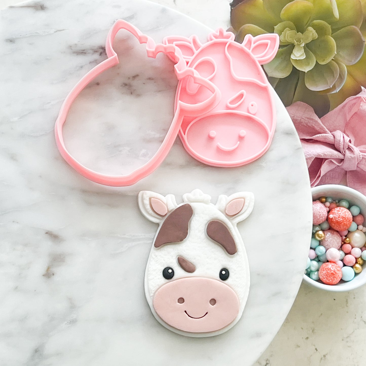 "Baby Cow" - Cookie Cutter & Stamp