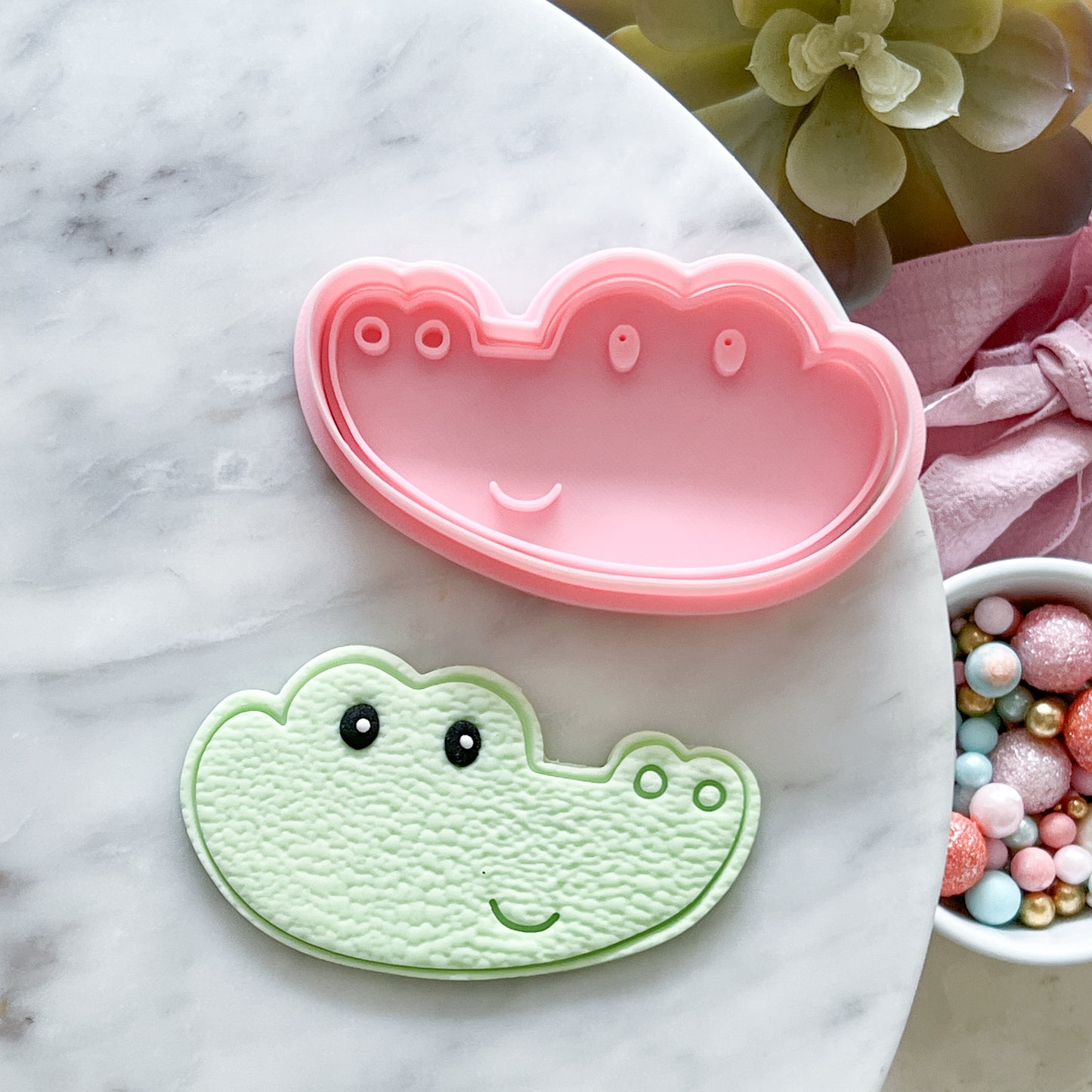 "Baby Croc" - Cookie Cutter & Stamp