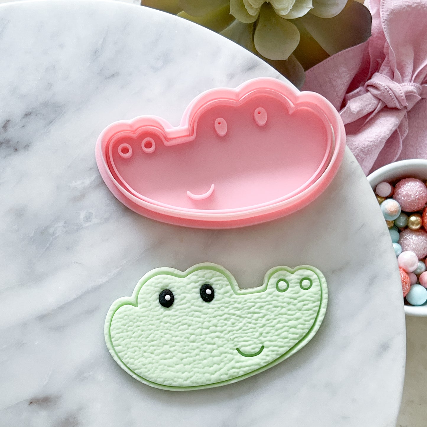 "Baby Croc" - Cookie Cutter & Stamp