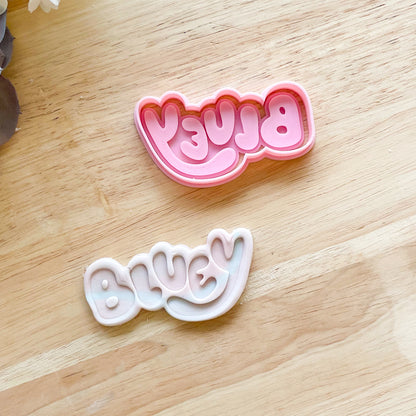"Bluey Logo" - Cookie Cutter & Stamp