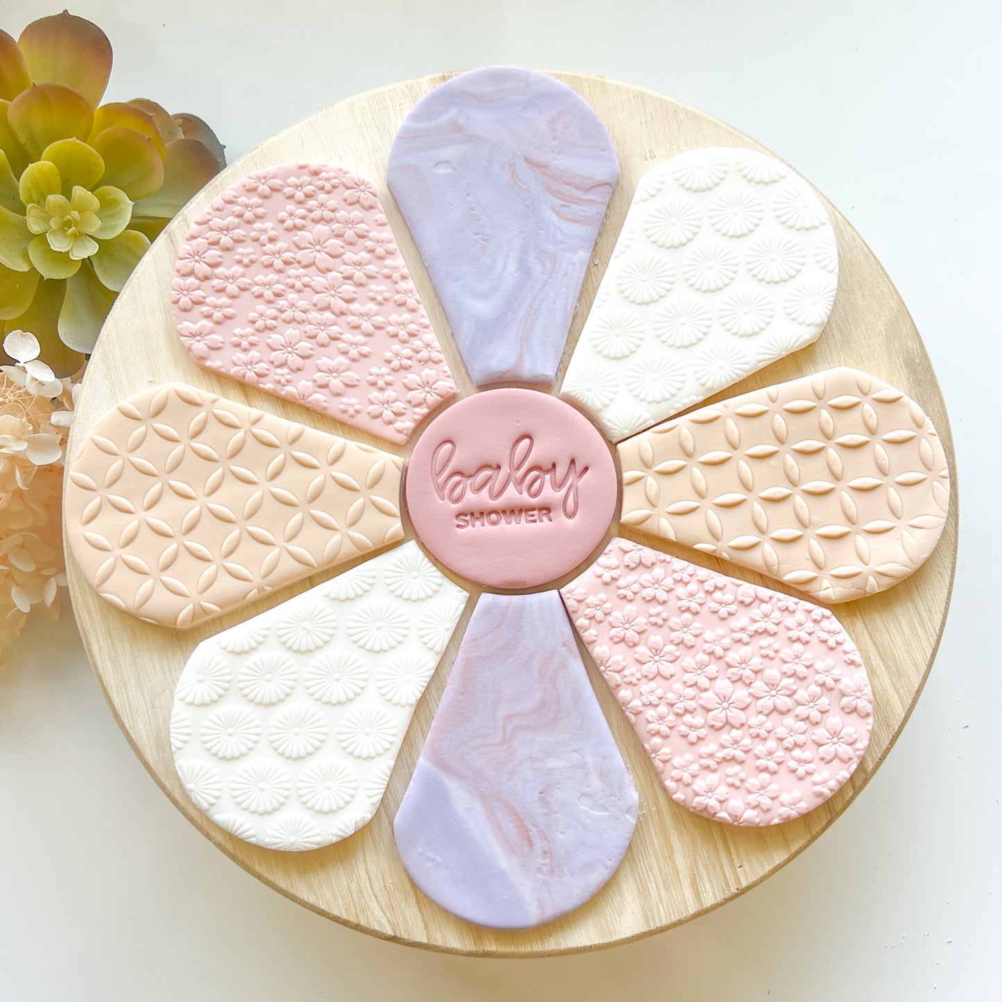 Flower #1 Cookie Platter (Choose Size)