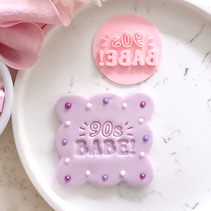 90's Babe - Fondant Stamp